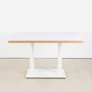 밝은 캐쥬얼 카페 식당 4인용 우드톤엣지 테이블 1200 / 거실에 가성비 긴