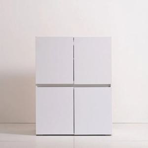 큐브블록 센터라인 도어 주방 가전 수납장 800(2색) 다이닝룸 붙박이 선반