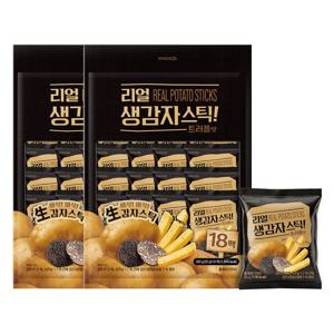 리얼생감자스틱 트러플맛 포테이토스낵 대용량 과자 360g 2봉