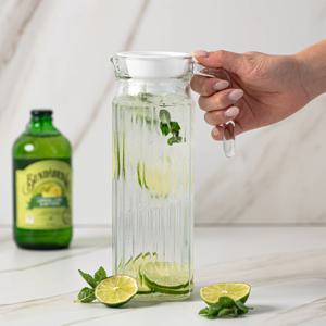 롬글라스 아베르 내열 유리 물병 1050ml 손잡이 물통 냉장고보관 보리차 주스 저그