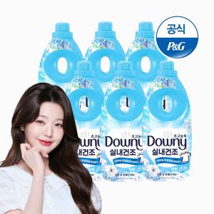 초고농축 섬유유연제 실내건조 코튼&프레시비누 1L 6개