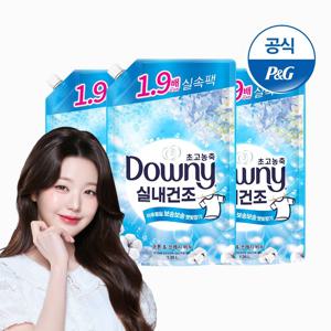 초고농축 섬유유연제 실내건조 코튼&프레시비누 1.35L 3개