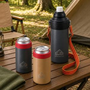 맥주 캔 쿨러 캔홀더 보온 보냉 캠핑 컵 아이싱 350ml