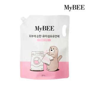 피부에순한 유아섬유유연제 리필형(2100ml)_스위트터치향