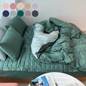 은은한 광택과 부드러운 텐셀모달 침대 누빔패드 SS/Q/K/KK 10colors