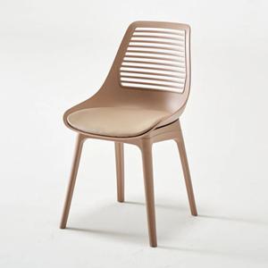 가죽방석 통풍등판 가벼운 디자인 의자(46cm 5색) 업소 북유럽 인테리어