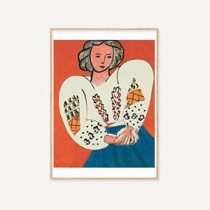 앙리 마티스 / The Romanian Blouse, 1940 (액자 포함)