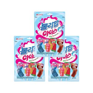 롯데 롤리팝 아이스 캔디 132g x 3개