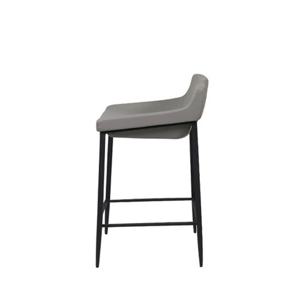로우 쉘 그레이 스틸 모던 홈카페 바스툴(62cm) 아일랜드 업소용 엔틱 빠텐