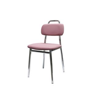 미니멀 실버스틸 쿠션 감성 식당 의자(4색) 1인용 북유럽 업소 카페용 식탁