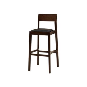 높은 클래식 감성 원목 PU쿠션 카페 바의자(78cm 2색) 엔틱 빠텐 고급 바텐