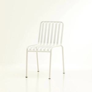 유러피안 세로라인 스틸 컬러포인트 야외 테라스 의자(5색) 조경 피크닉