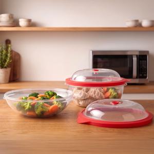 BPA FREE 전자레인지 용기 계란찜 라면 만두 찜기 국산 대용량 2size