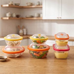 BPA FREE 전자레인지 용기 계란찜 만두 찜기 국산 반찬통 밥팩 8size