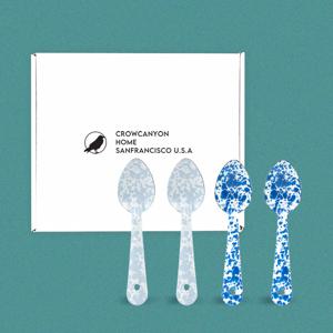 D49 마블 스몰스푼 4P 세트 (선물포장)