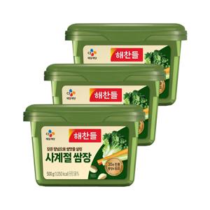 해찬들 사계절 쌈장 500g x3개