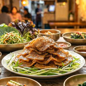 청주명물!  간장 흑돼지 청주 삼겹살 600g X 2팩