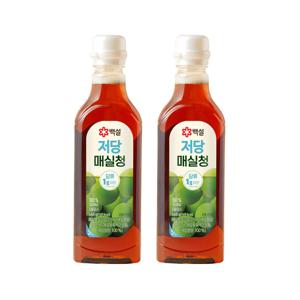 백설 저당 매실청 645g x2개
