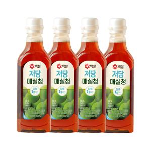 백설 저당 매실청 645g x4개
