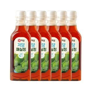 백설 저당 매실청 645g x6개
