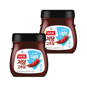 해찬들 저당 고추장 500g x2개