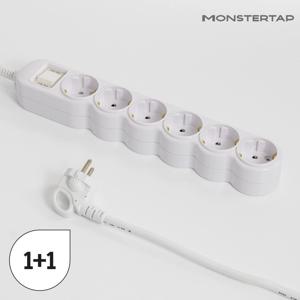 1+1 국산 통합 6구 멀티탭 과부하차단 스위치 40cm/1.5m/2.5m/4.5m