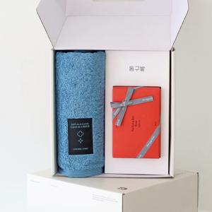 블랙라벨 200g 항균타월 1P + 동구밭 퍼퓸바 장미 1P 선물세트