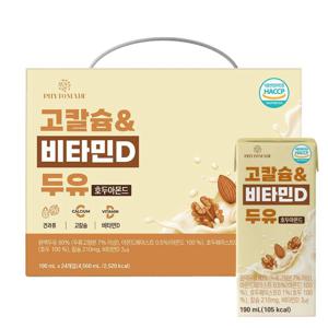 파이토메이드 (선물세트) 칼슘&비타민D 두유 호두아몬드, 24입, 1세트