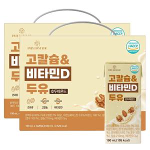 파이토메이드 (선물세트) 칼슘&비타민D 두유 호두아몬드, 24입, 2세트