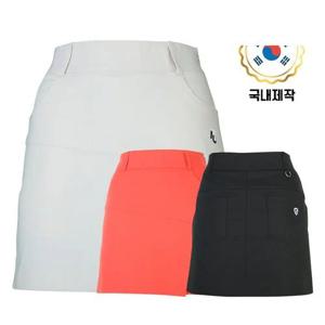 골피아 여성 절개주름 스판 골프치마 ASFU4004SMF0