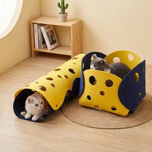 고양이 숨숨 동굴 터널
