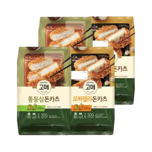 고메 통등심 돈카츠 300g x2개+모짜렐라 돈카츠 300g x2개
