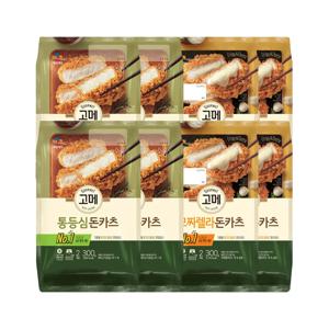 고메 통등심 돈카츠 300g x4개+모짜렐라 돈카츠 300g x4개