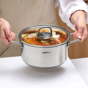 인덕션 올데이 바닥3중 스텐 양수냄비 22cm 라면 이유식