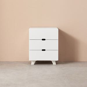 따뜻한색감 미니멀 3단 서랍장 협탁(40cm 5색) 수납 광폭 아파트 예쁜 모던