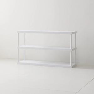 모던 스틸프레임 2단 와이드 선반 책장(120cm 6색) 슬림 디자이너 진열장