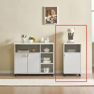 바퀴고정가능 이동식 탕비실 정수기대 수납장(40cm 3색) 식탁 아일랜드바