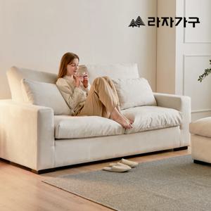 블로썸 구스 방수 아쿠아텍스 거실 모듈 3인 패브릭 소파