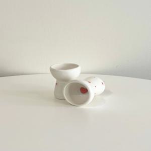 ribbon heart soju cup