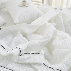 순면 프릴 누빔이불 시어서커 쿨 프릴 여름이불 침구