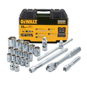 DWMT19241 드라이브 소켓 세트 22PCS 라쳇 (Metric) 복스 수공구세트