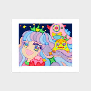 이사라 WONDERLAND 원더랜드 / 오리지널 판화 작품 공주 인테리어 그림 액자