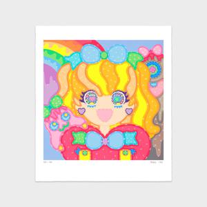 이사라 WONDERLAND 원더랜드 / 오리지널 판화 작품 공주 인테리어 그림 액자