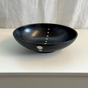 white dot bowl 일본 도자기 면기 대접 라면 우동기 볼