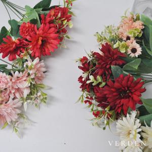 트란스발데이지 조화 부쉬 38cm 거베라 꽃다발 화병장식