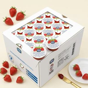 맨즈앤가서 딸기잼 미니 포션 잼 대용량 2.8kg (14g x 200개) 업소용 카페 조식