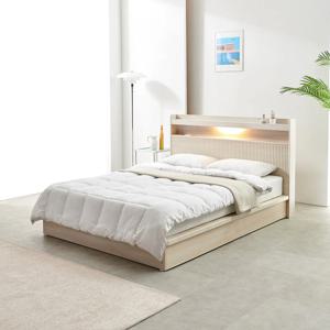 RF 루시아 LED 루바 40T 평상 침대 SS/Q (매트포함)+방수커버