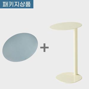 어반 가죽 테이블 매트 + 로바 사이드테이블 패키지
