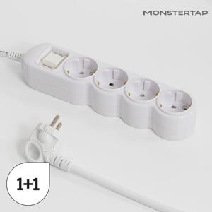1+1 국산 통합 4구 멀티탭 과부하차단 스위치 40cm/1.5m/2.5m/4.5m