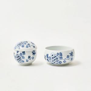 270년 가업 백자청화모란문 반상기 (1인 세트)